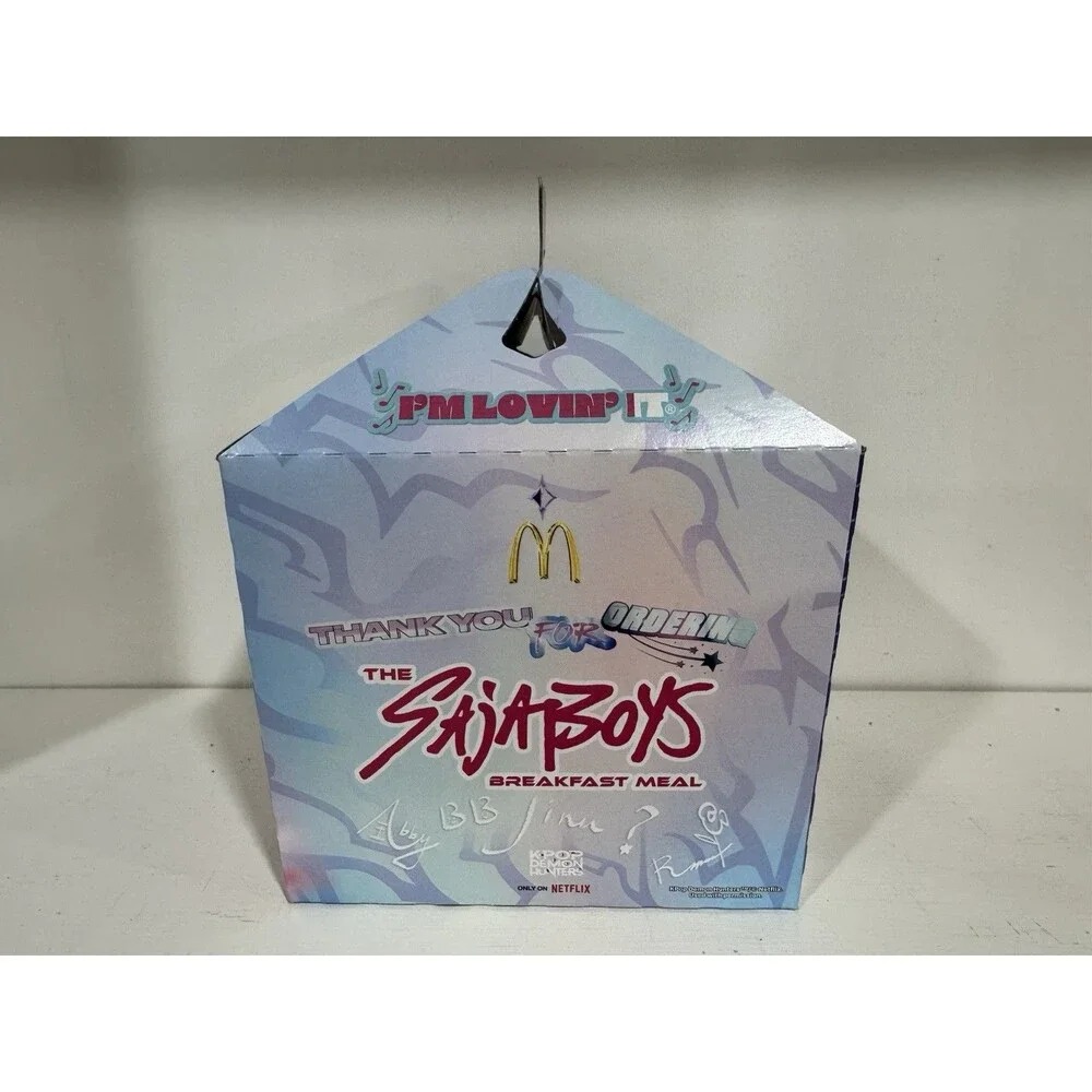 McDonalds K-Pop Demon Hunters Saja Boys Meal Box Set 2026 Limited Edition